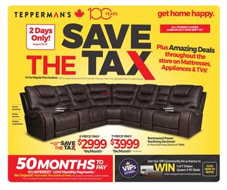 Tepperman's flyer week 35 Page 1