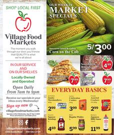 Village Food Markets flyer week 35 Page 1