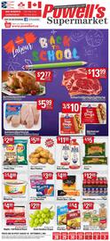 Powell's Supermarket flyer week 35 Page 1