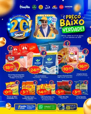 Catálogo Super Show (válido até 1-09)