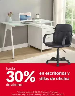Catálogo Sodimac (válido hasta 31-08)