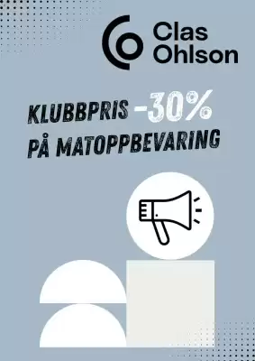 Clas Ohlson kundeavis (gyldig til 2-09)