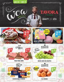 Tavora Foods flyer Page 1