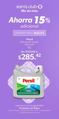 Catálogo Sam's Club (válido hasta 31-08)