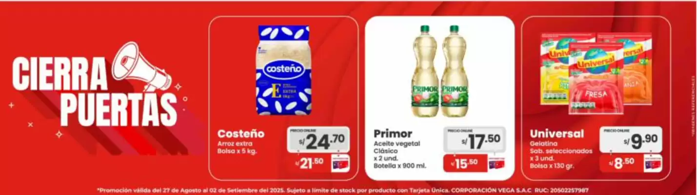 Catálogo Vega (válido hasta 2-09)