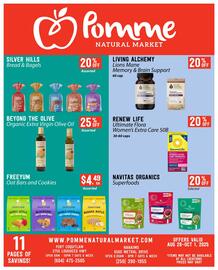 Pomme Natural Market flyer week 35 Page 1