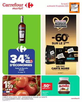 Catalogue Carrefour Market (valable jusqu'au 14-09)