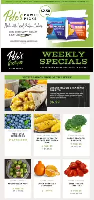 Pete's Fine Foods flyer (valid until 3-09)
