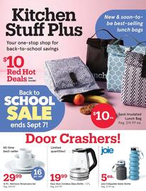 Kitchen Stuff Plus flyer week 35 Page 1