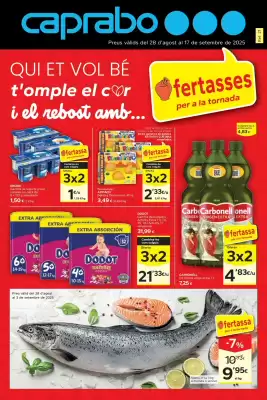 Folleto Caprabo (válido hasta el 17-09)