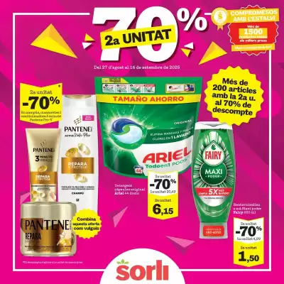Folleto Sorli (válido hasta el 16-09)