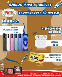 Pick-Lidl Nyereményjáték 2025.09.24 akciós újság Oldal 1