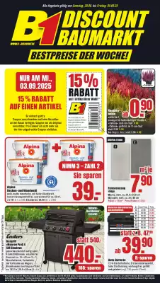 B1 Discount Baumarkt Prospekt (gültig bis 5-09)