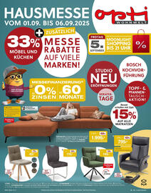 Opti Wohnwelt Prospekt Seite 1