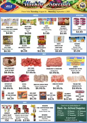 Seven Mile Market ad (valid until 1-09)