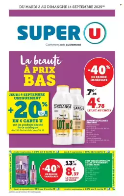 Catalogue Super U (valable jusqu'au 14-09)