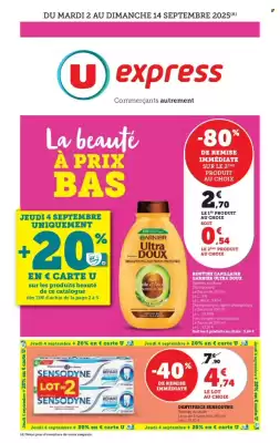 Catalogue U Express (valable jusqu'au 14-09)