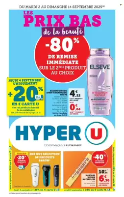 Catalogue Hyper U (valable jusqu'au 14-09)