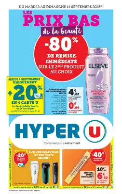 Catalogue Hyper U (valable jusqu'au 14-09)