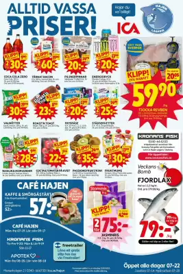 Ica Hajen Lagpris reklamblad