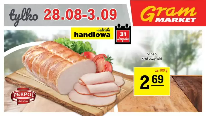 Gram Market gazetka (ważność do 3-09)