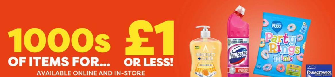 Poundland leaflet Page 1