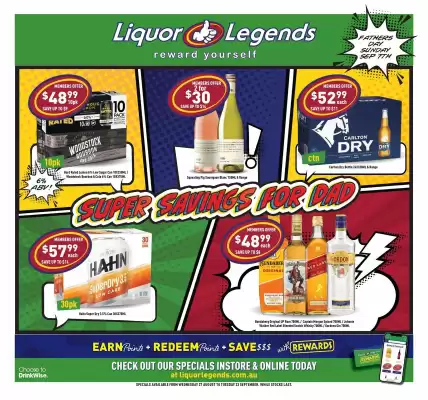 Liquor Legends catalogue (valid until 23-09)