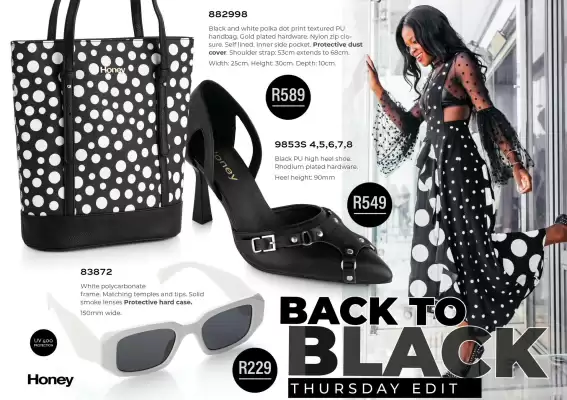 Honey Fashion Accessories catalogue (valid until 4-09)