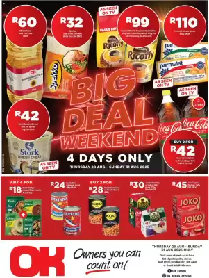 OK Foods catalogue (valid until 31-08)