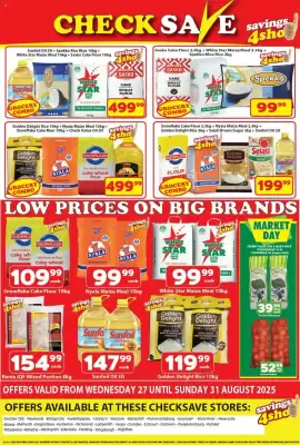 Check Save catalogue (valid until 31-08)