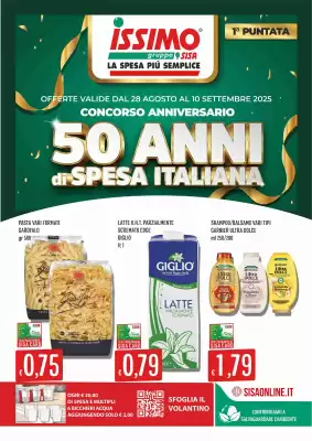 Volantino Issimo supermercado (valido fino al 10-09)