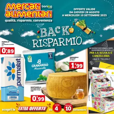 Volantino Mercati Alimentari (valido fino al 10-09)