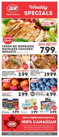 IGA flyer week 35 Page 1
