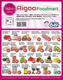 Aigoo Foodmart flyer week 35 Page 1
