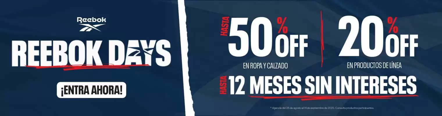 Catálogo Reebok (válido hasta 14-09)