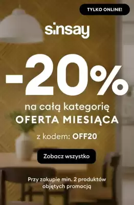 Sinsay gazetka (ważność do 1-09)