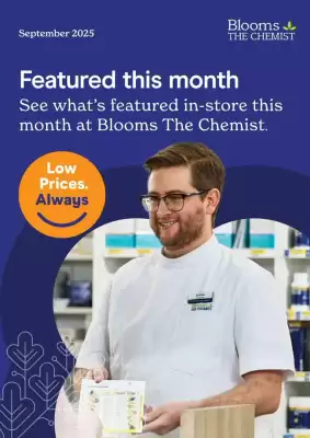 Blooms The Chemist catalogue (valid until 30-09)