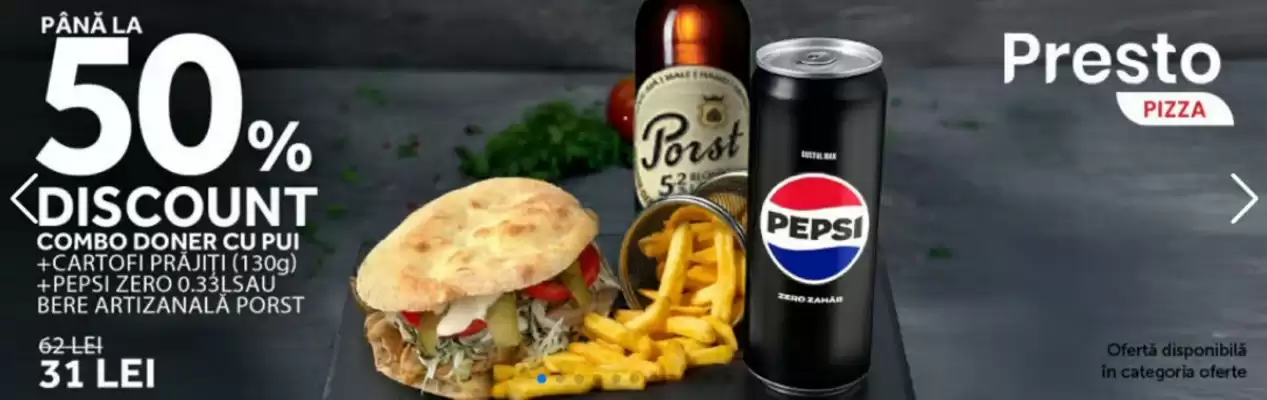Catalog Presto Pizza (valid până la 1-09)