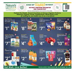 Nature's Emporium flyer Page 1