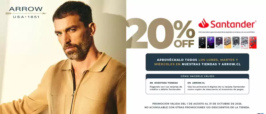 Catálogo Arrow (válido hasta 31-08)