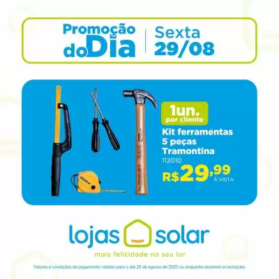 Catálogo Lojas Solar (válido até 29-08)