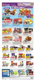 Giant Food Weekly Ad week 35 Page 1