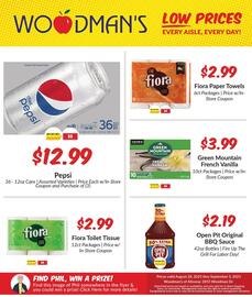 Woodman's Weekly Ad week 35 Page 1