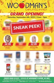 Woodman's Weekly Ad Page 1
