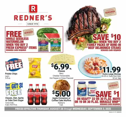 Redner's Warehouse Weekly Ad (valid until 3-09)