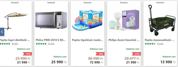 Pepita akciós újság Oldal 1
