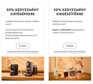 Nespresso akciós újság Oldal 1