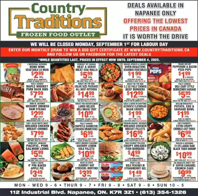 Country Traditions flyer (valid until 3-09)