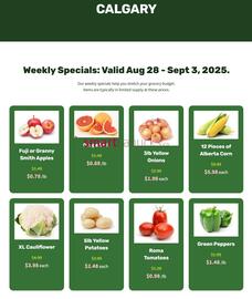H&W Produce flyer week 35 Page 1