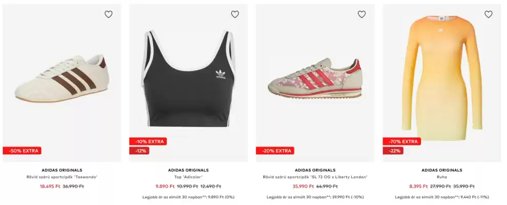 Adidas akciós újság (érvényes eddig: 10-09)